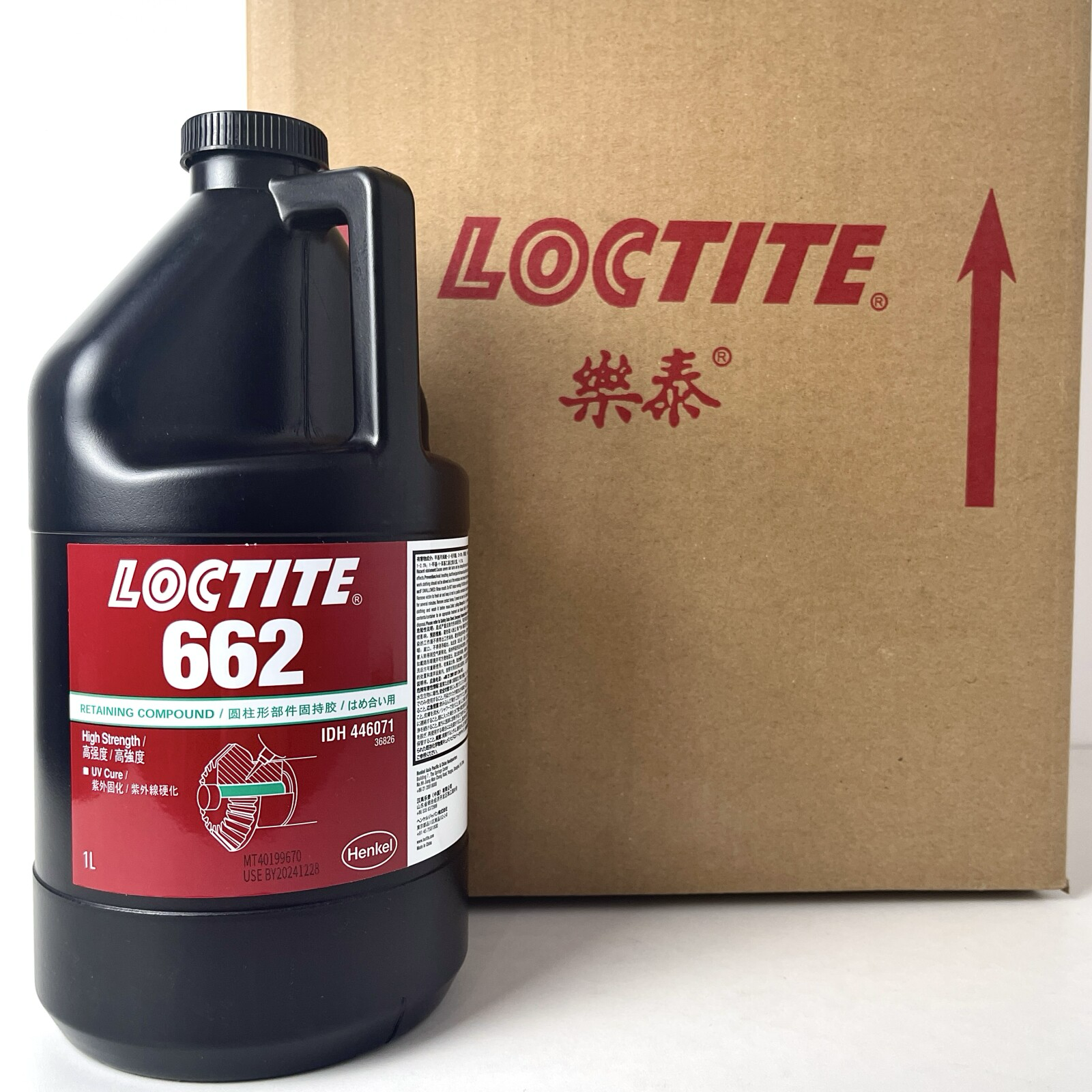 乐泰662圆柱形部件固持胶
